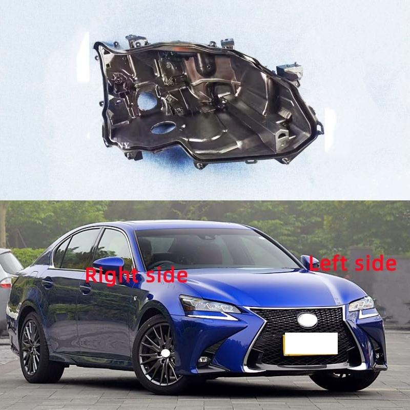 For Lexus GS 2016 2017 2018 Headlight Base Replacement Headlamp House Headlight Black Back Rear Shell
