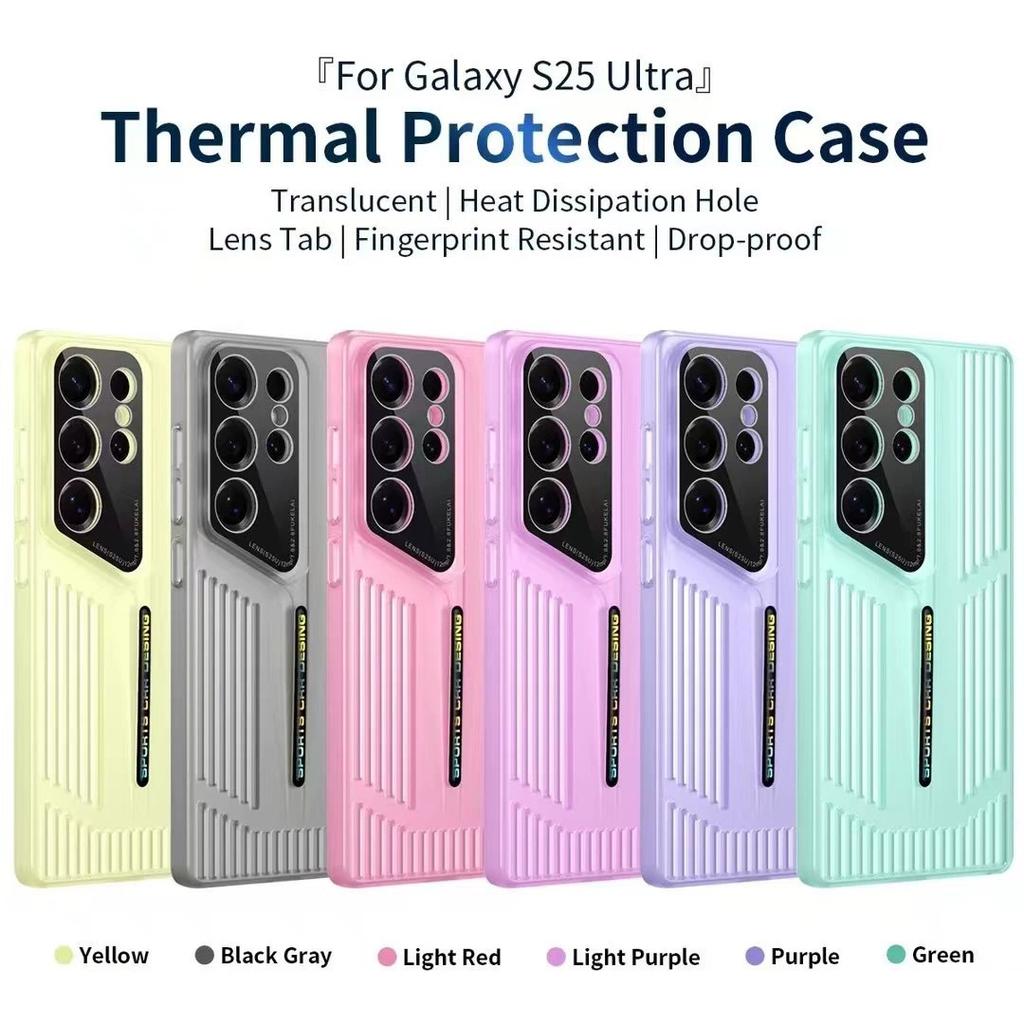 Huse Subțiri Colorate pentru Disiparea Căldurii Pentru Samsung Galaxy S24 S22 S23 Ultra S25 Plus Husă Golă Protecție Obiectiv Capac Spate