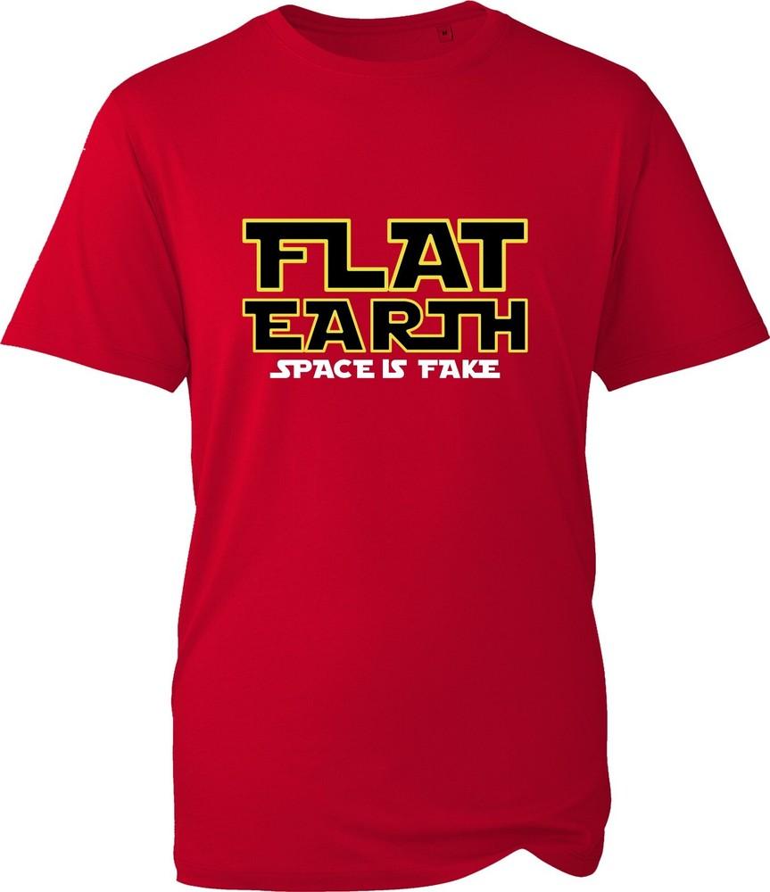 Flat Earth Space Is Fake Movie Inspired T Shirt Space Conspiracy Theory Gift Top S