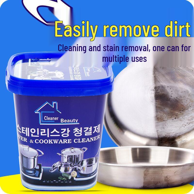 Stainless Steel Cookware Burn Mark & Rust Remover Paste - Powerful Kitchen Cleaner
