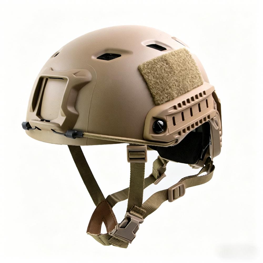Fast Tactical Helmet, ABS Shell, Adjustable Suspension, 55-60cm Head Circumference, for CS Airsoft, Outdoor Training, Paintball & Cycling