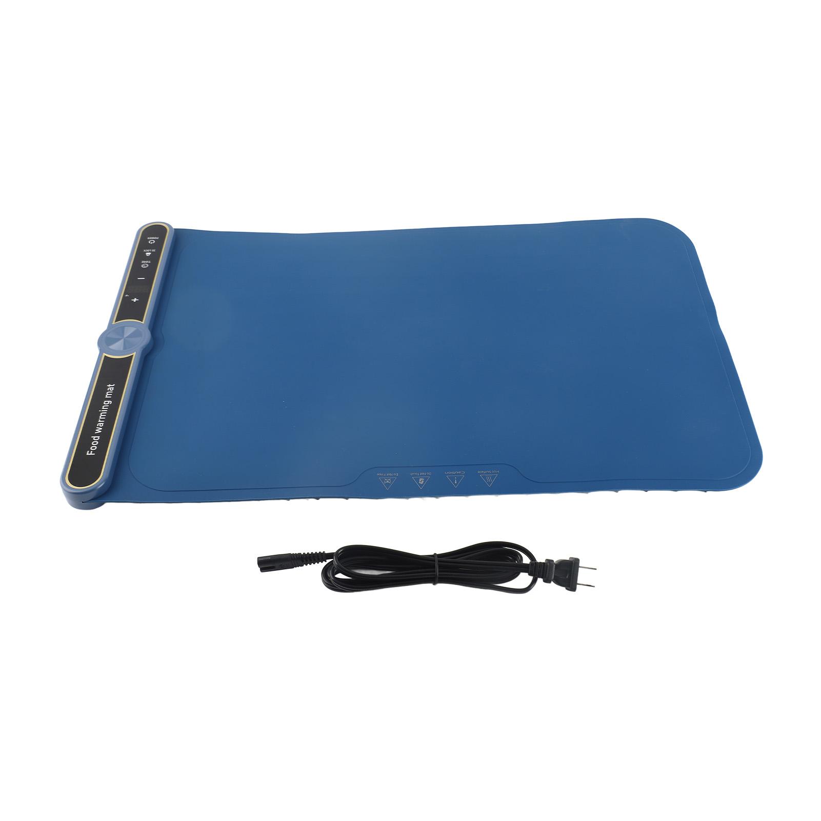 

Подогреватель для еды 330 Вт, высокоэффективный нагревательный рулонный электрический поднос для подогрева, 9 температурных режимов US Plug 110V