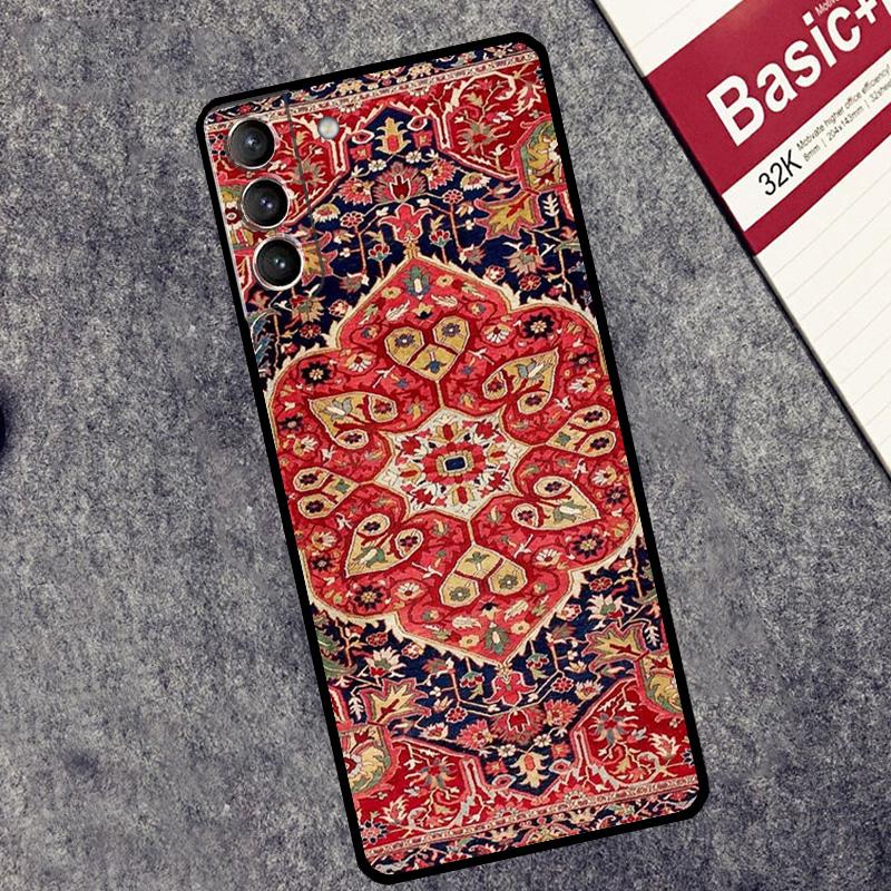 

Чехол с цветочным узором в персидском стиле для Samsung Galaxy S25 S26 Ultra S20 S21 S22 S23 S10 Plus S25 FE S24 Ultra Чехол Galaxy S20