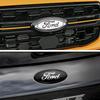 AJJ1 Ford Metal All Sizes Logo For Focus Mondeo Edge Ecosport Fiesta Fusion Rear Trunk Emblem Metal Cover Sticker Badge Classic Blue