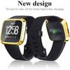 [8-Pack] Screen Protector Case Compatible with Fitbit Versa Cover,All-Around Soft TPU Plated Cover Ultra Slim Scratch-Proof Bumper Shell Accessories