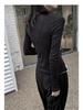 Women's 2024 Slim Fit Knit T-Shirt: Fake Two-Piece, Long-Sleeve for Spring & Autumn