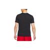 Jordan T Shirts Men's Black Crew Neck Moderate Straight Fit CZ8395-010
