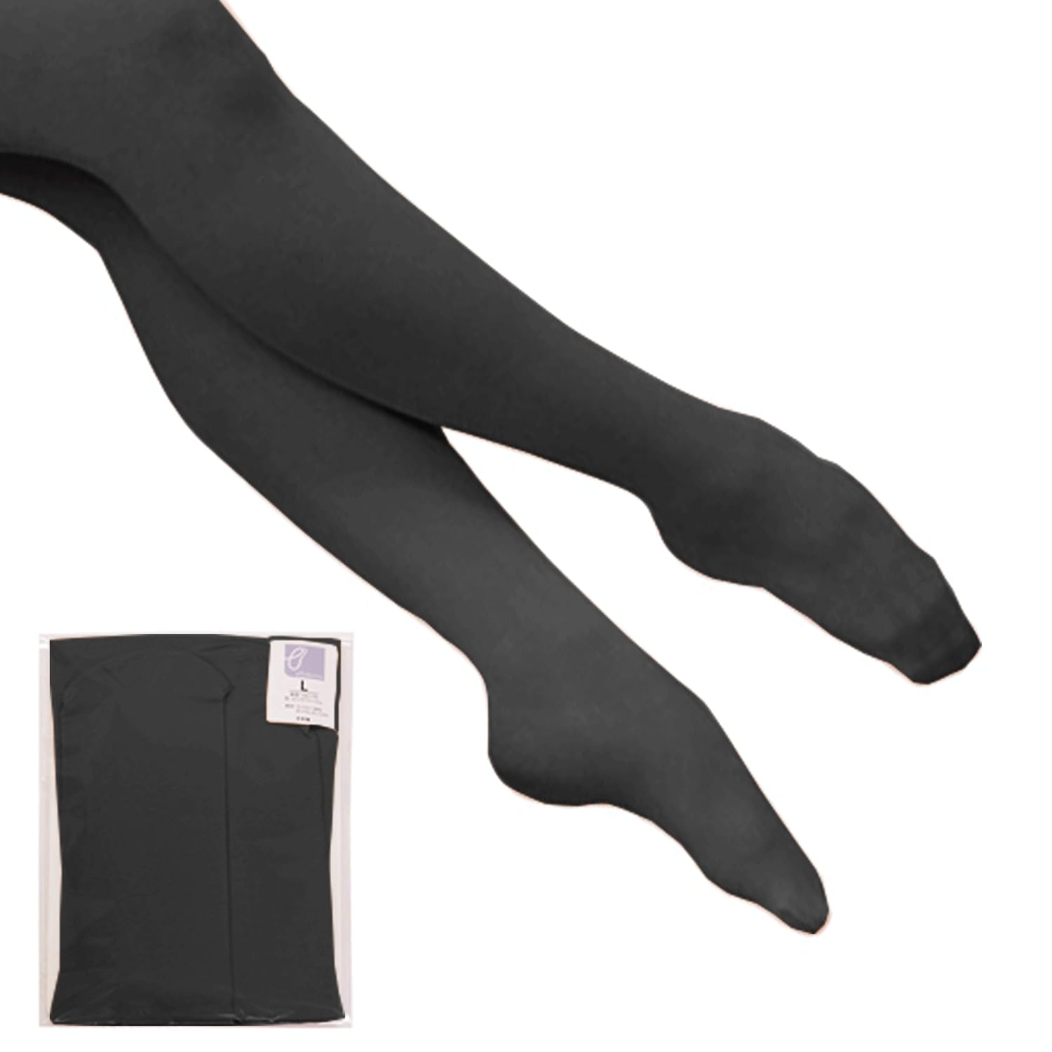 

Колготки для балета Лебедь Размер SS Для детей и взрослых E-Ballerina Сделано в Японии (Никаких Hooters) Черный, чёрный