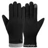 Warm Gloves New Rabbit Velvet Bow Outdoor Cycling Versatile Windproof and Cold Autumn and Winter Gloves