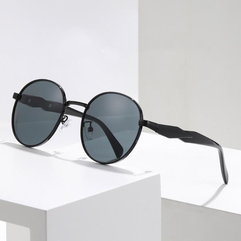 2025New Man woman Sunglasses High Quality Metal Material Eyewea Round-Frame UV400 Fashion Versatile Trend Sunnies Unisex