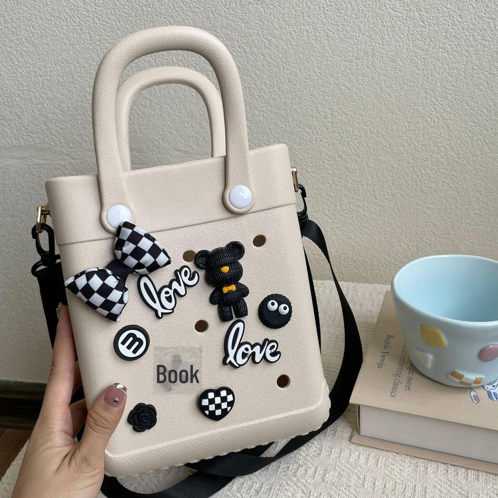 Women's 2024 EVA Portable Commuter Handbag - Small Square Storage Hole Bag