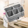Bathroom Organizer for Electric Toothbrush, Toothpaste, And Soap Dish with Drainage
