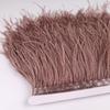 13-18CM 6M Ostrich Feather Trim Cloth Belt for Sewing DIY Feather Ribbon Fringe Wedding Dress Clothes Decoration