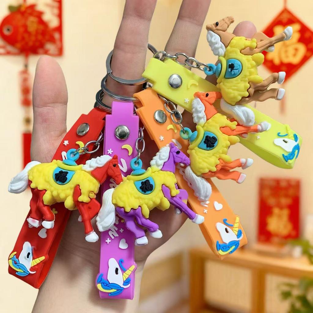 Doll Keychain 2026 Pony New Year's Zodiac Pendant Small Gift Car Bag Pendant