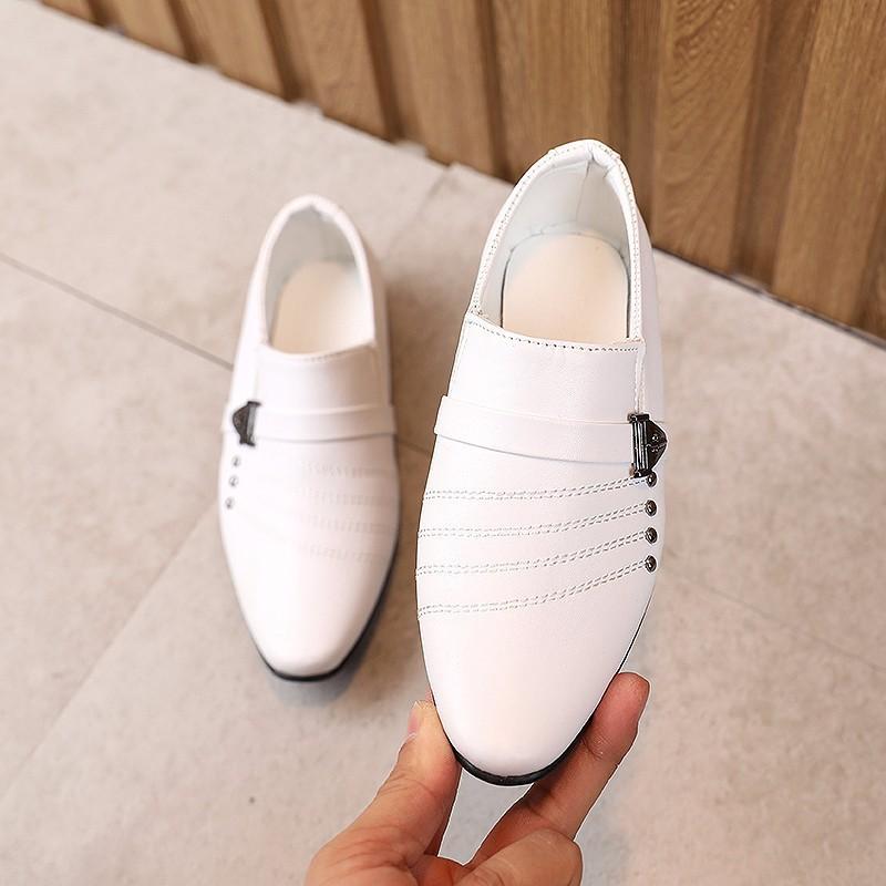 Scarpe Ragazzo Primavera Autunno Moda Casual Mocassini Bambini Versatili Bambini Formali Studenti Performance Scarpe Nere