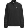 Originals Ruched Track Top Women Jacket Black White JD6385