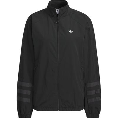 Originals Ruched Track Top Women Jacket Black White JD6385