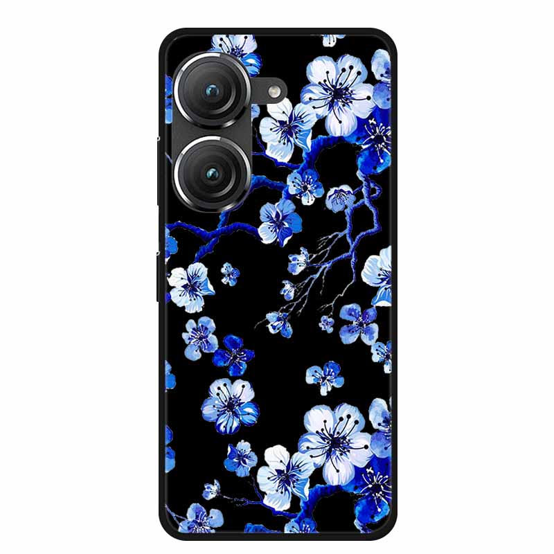 

Coque For Asus Zenfone 10 Phone Case Cute Cartoon Cat Black Silicone Soft Back Cover Case For Asus Zenfone 9 10 10z Case Funda Zenfone 10