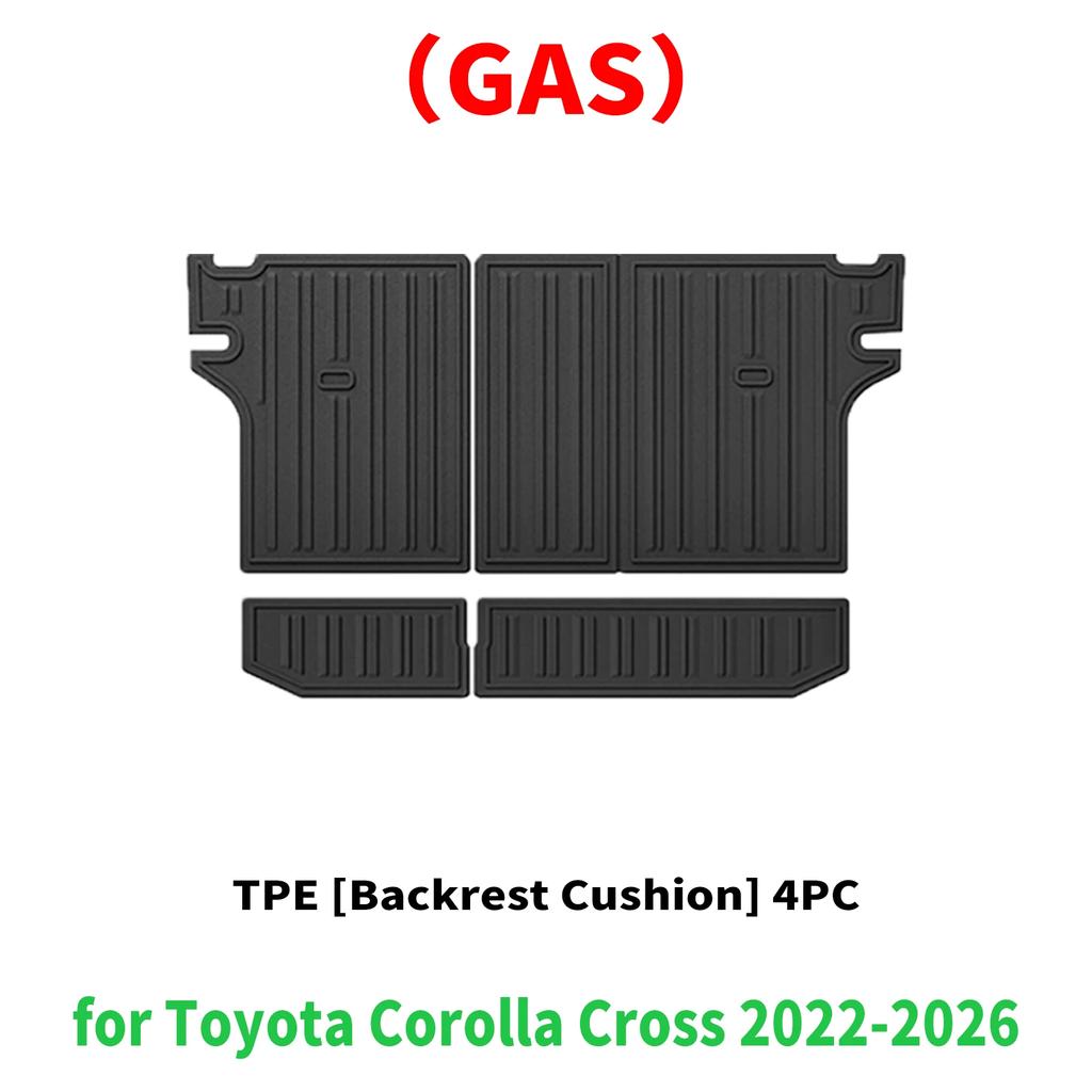 for Toyota Corolla Cross (XG10) Fuel Version 2022-2025 2026 RHD LHD TPE Car Trunk Mats Non-Slip Bottom All Season Accessories