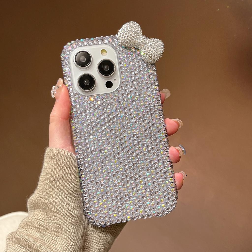 Aplicabil Pentru Apple 16 Carcasă Telefon Mobil Arc Diamante Complete IPhone 15 ProMax Lux Zână 14 Carcasă Protecție la Cădere