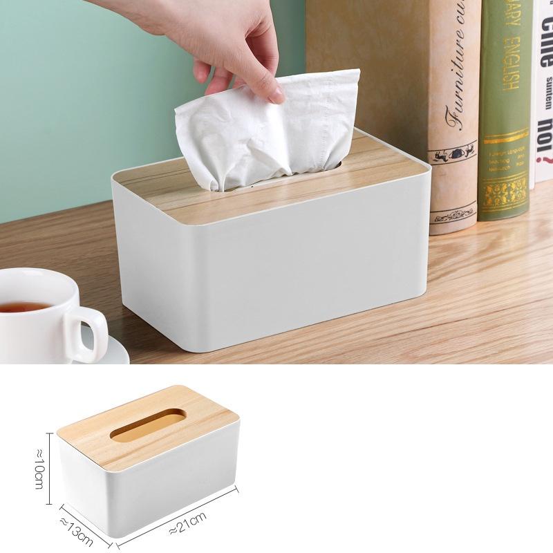Desktop Tissue Box Pumping Paper Storage Box Home Living Room Dining Room Coffee Table Nordic Simple Multifunctional Creative Pumping Box