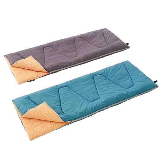 Saco de dormir LOGOS perfeito para minivans BD 72600241 Tipo de envelope para dormir adequado até desastres totalmente lavável -2 sacos, -2℃, conectável,
