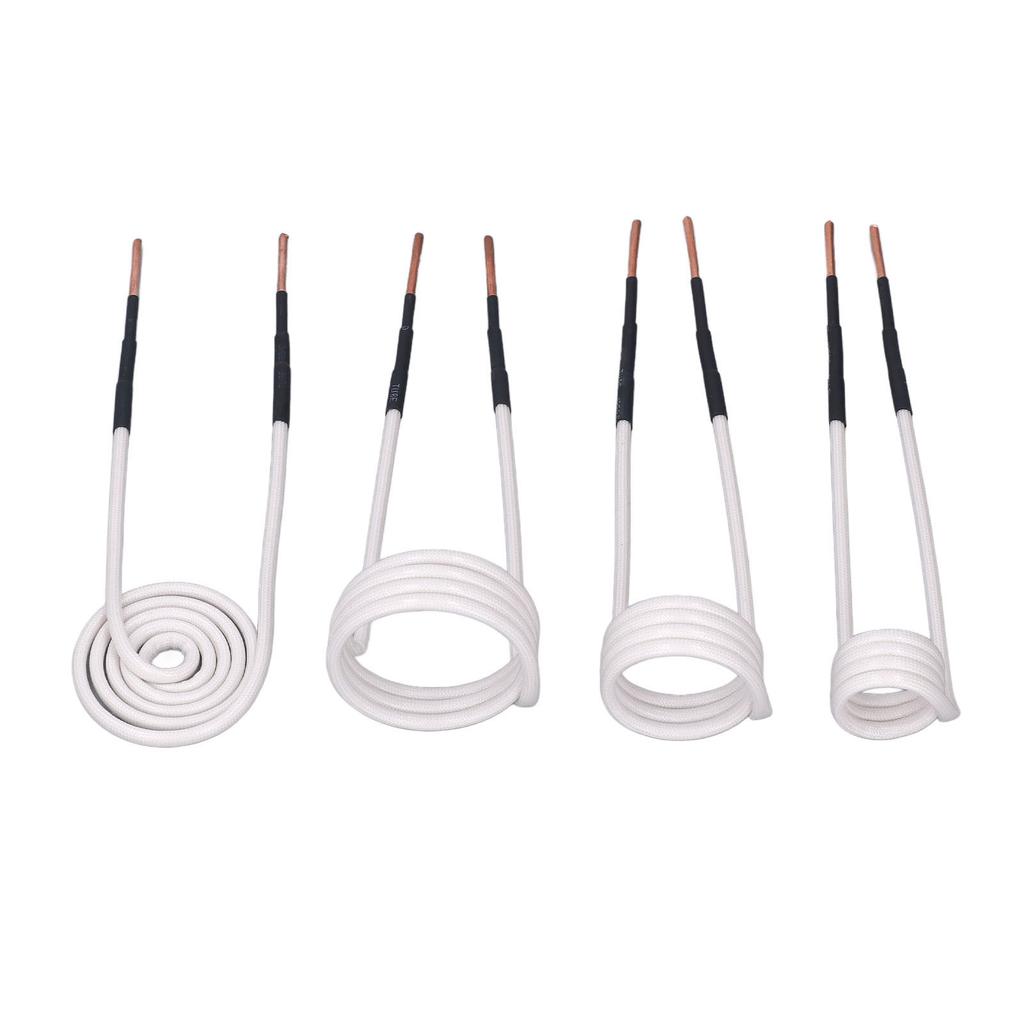 4 Stück Induktionsheizspulen-Kit Hochfrequenz HVAC Heizungszubehör 2,5 mm Messingkern 20 30 40 mm