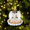 Creative Angel Wing Dog Christmas Decoration Acrylic/organic Glass Cartoon Style