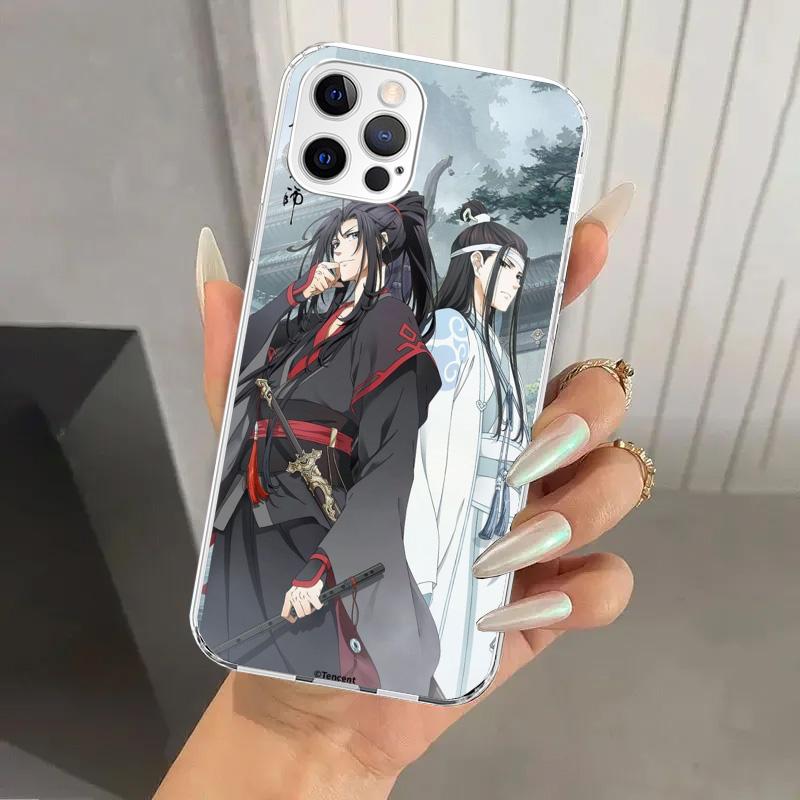 Anime Mo Dao Zu Shi Handyhülle für iPhone 17 Air 16 15 Plus 14 13 Mini 12 11 Pro Max 16E 7 8 SE 2020 Weiche Hülle Druckschale 17 A