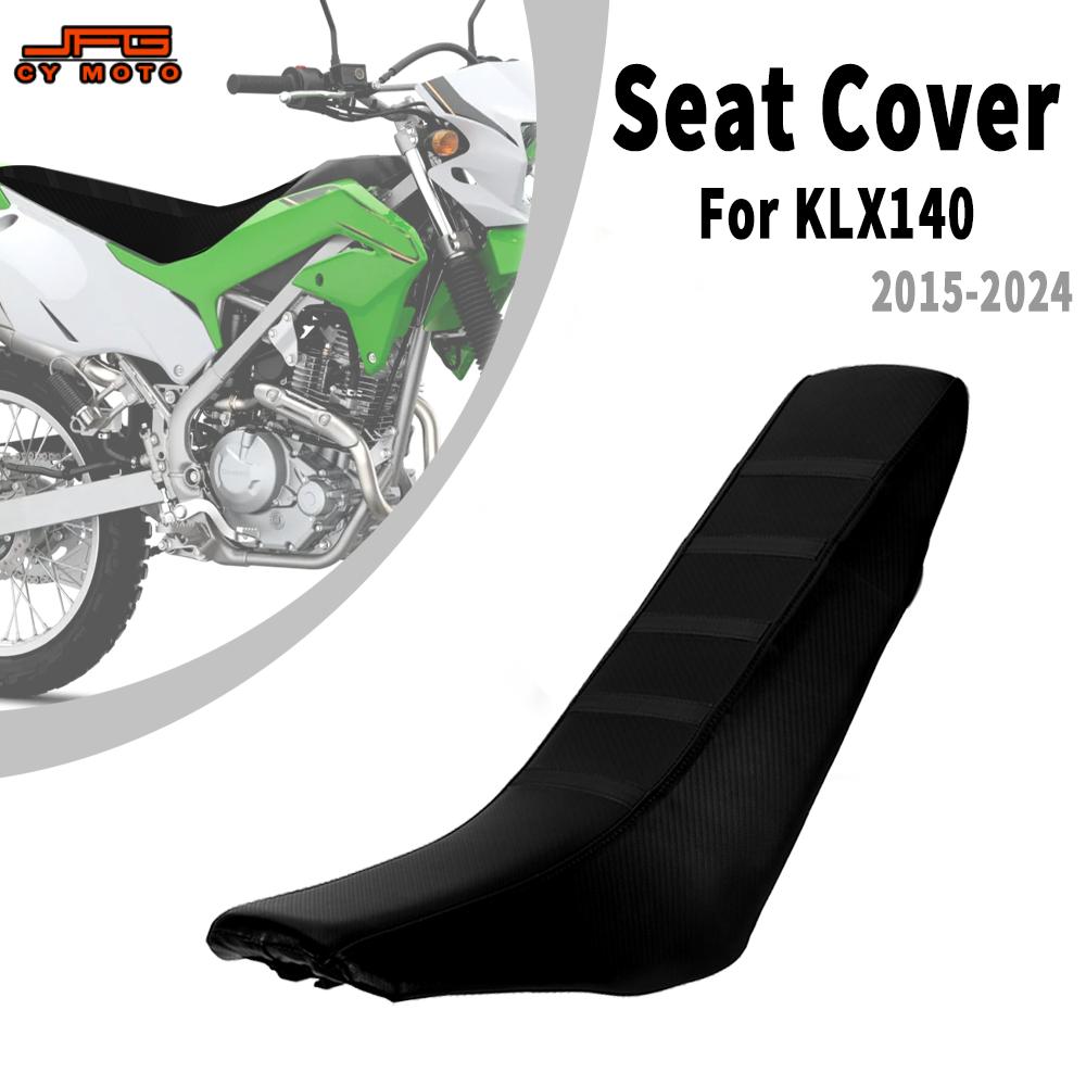 Seat Cover For Kawasaki KLX140 2015-2024 Non-Slip PVC Resistant Saddle Cushions Accessories Electric Dirt Pit Bike Parts