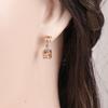 Earrings Light Luxury Zircon Earrings for Women Romantic Niche Design Temperament Summer High-end Earrings Set