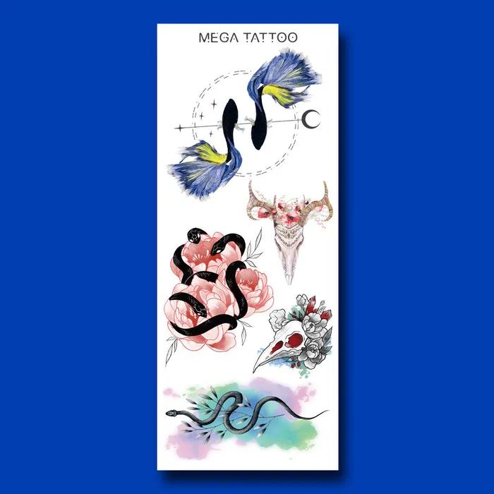 

МЕГА ТАТУ Наклейка-тату MTS 07 - Прекрасное воскресенье