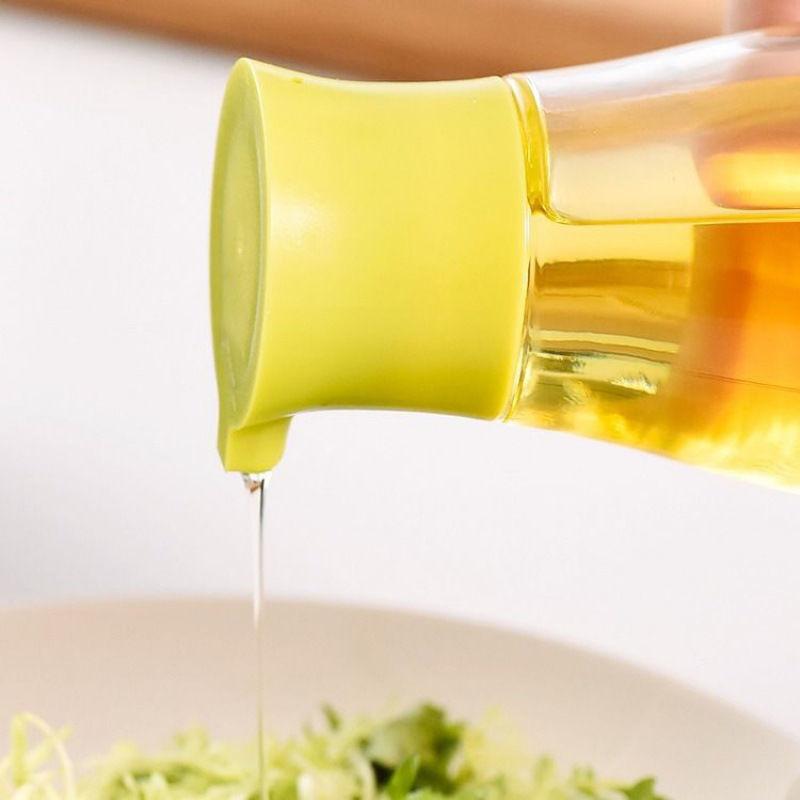 Kitchen Leak Proof Oil Bottle Glass Oil Pot Small Vinegar Bottle Seasoning Bottle Seasoning Jar Without Oil Residue Oil Can