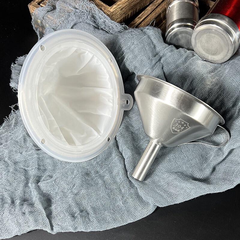Stainless Steel Kitchen Funnel & Mesh Strainer Collection