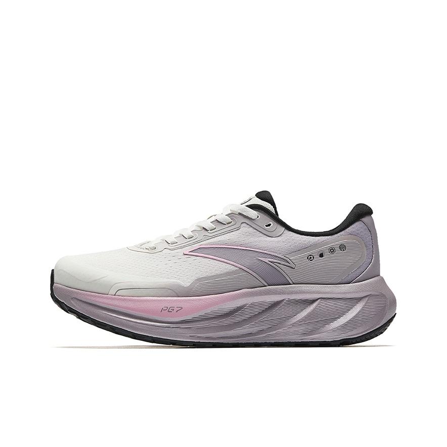 Anta Pg7 Travel Step 2.5 Sports Comfortable Shock Absorption Non-Slip Low-Top Casual Running Shoes Women sneaker White Gray 122545545-4