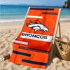 Telo Mare Logo Denver Broncos, Asciugatura Rapida, Facile da Curare, Adatto Sia per il Fitness che per le Vacanze al Mare, Essenziale Sportivo