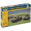 Platz Italeri 1/72 WWII German Panzer V Panther G Type 2-Kit Plastic Model IT7504 (Tank) Mold Color 127mm