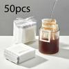 50Pcs Coffee Filter Paper Bags Backpacking Yard Hanging Ear Drip
