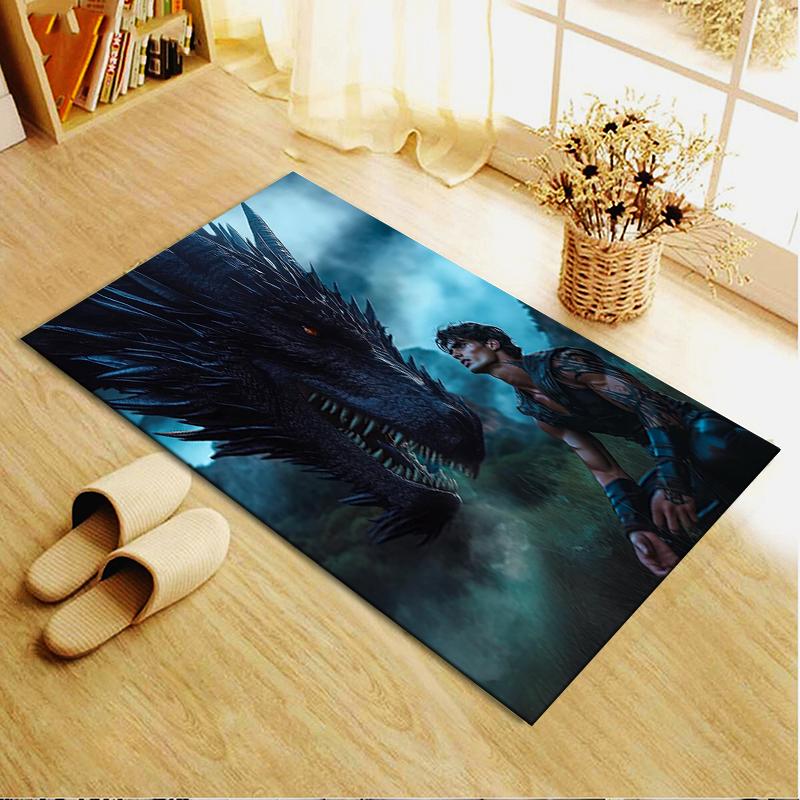 2025 New Fourth Wing Cool Carpet Rug for Living Room Bedroom Home Sofa Decoration,Kids play Non-slip Floor Mat45