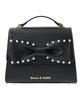 Maison de Fleur Dams Handväska med Pärlband, Svart
