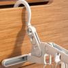 Foldable 5-hole Clothes Drying Rack Travel Portable Clothes Hanging Hook Clothes Hanger Save Space Organizer Holder Rack