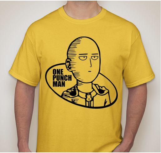 One Punch man Saitama anime Tee T shirt XXXXL
