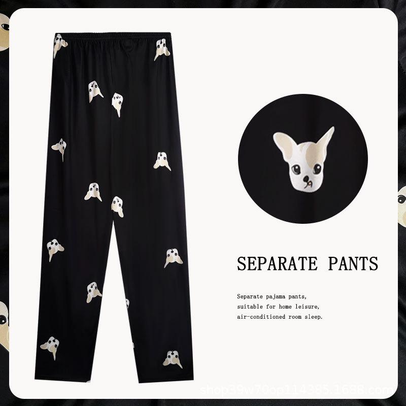 Women's Cartoon Cute Slim Fit Imitation Cotton Pants - Spring, Summer & Autumn Styles