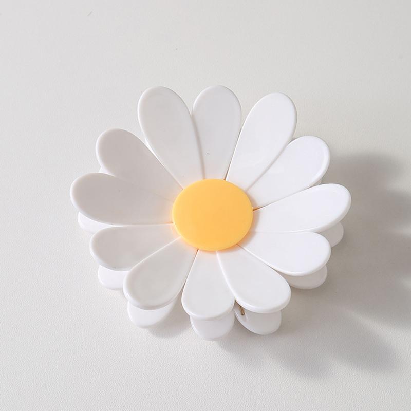 1 Set Refrigerator Magnets Cute Set of Six Clips Snack Storage Daisy Shape Gift Home Decor Durable 3D Design Creative 9x9cm
