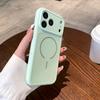 Luxury Liquid For Magsafe Phone Case For iPhone17 Air 16 15 14 Plus 13 Pro Max Magnetic Wireless Charging Solid Silicone Cover