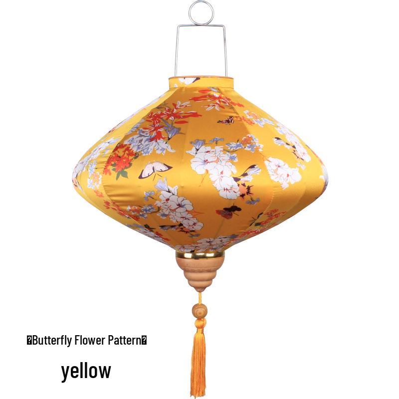 Antique Pattern Waterproof Chinese Lantern for Outdoor Balcony Decoration