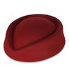 Classical French Flight Attendant Hat Polyester Stewardess Costume Accessoris Women Winter Fashion Headwear