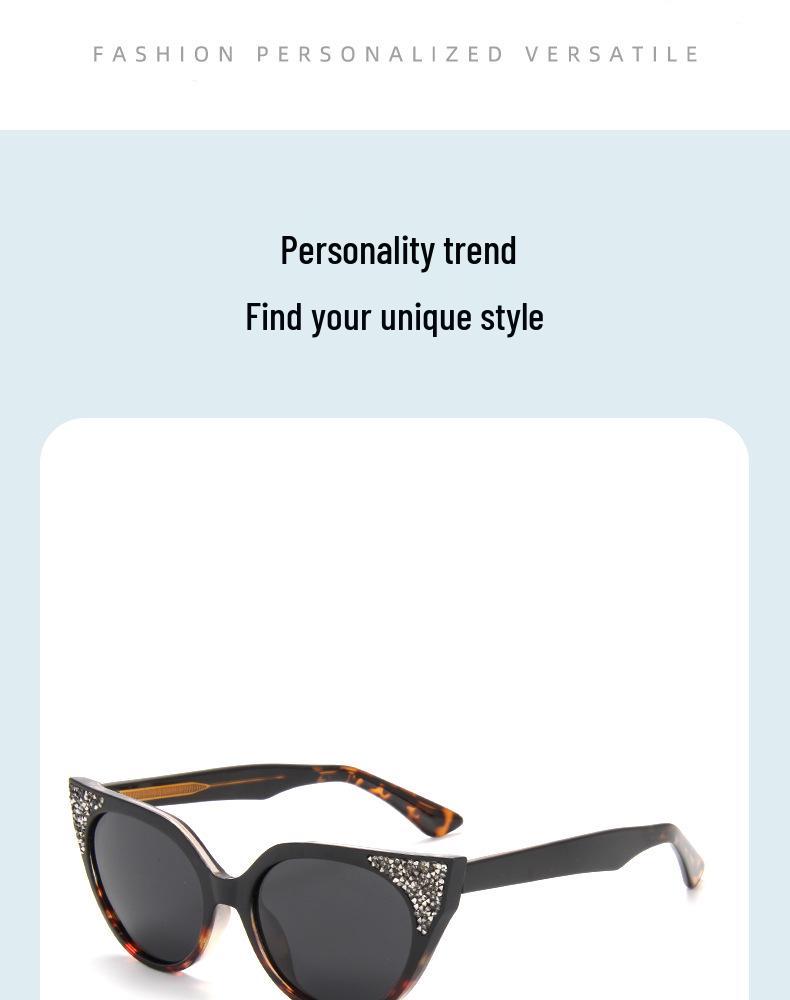 New Trendy European & American Women's Anti-UV Outdoor Sport Sunglasses