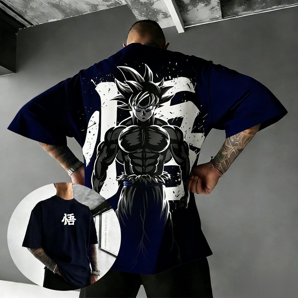 2026 Summer Y2k Dragon Ball Goku Graphic T Shirt Men Women Anime Print Oversized Cotton Short Sleeve Tee Streetwear Casual Tops