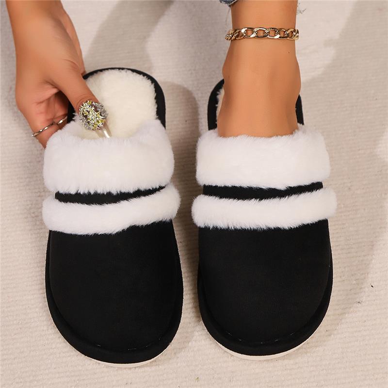Winter Warm Women Slippers Cute Fluffy Slippers Lady Faux Fur Women's Slippers High Quality Female Footwear Indoor Cotton Shoes